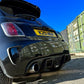 TRC Fiat 500 Abarth Series 3 Rear Diffuser and Rain Light