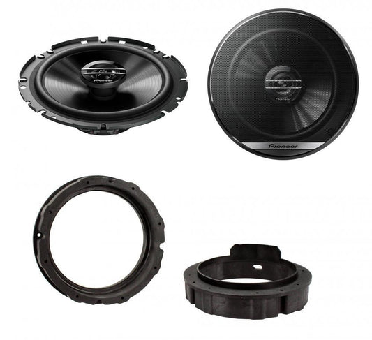 Seat Altea 04 on Pioneer 17cm Rear Door Speaker Upgrade Kit 300W