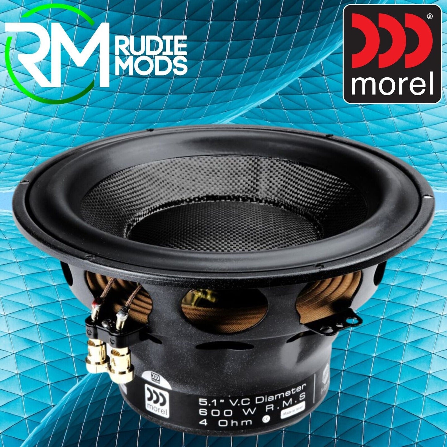 MOREL ULTIMO TI SC 10" (250 MM) CAR SUBWOOFER 600W @ 4 OHM