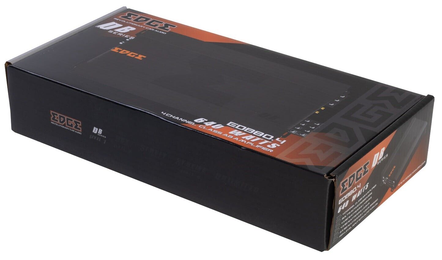 EDGE 4 Channel 640 Watts Max Car Van Audio Amplifier DB Series - EDB80.4LITE-E2