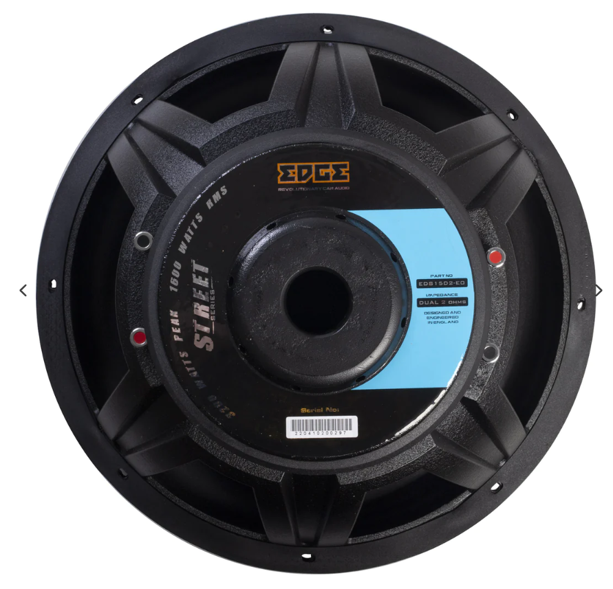 EDS15D2-E0 | EDGE Street Series 15 inch 3200 watts Subwoofer