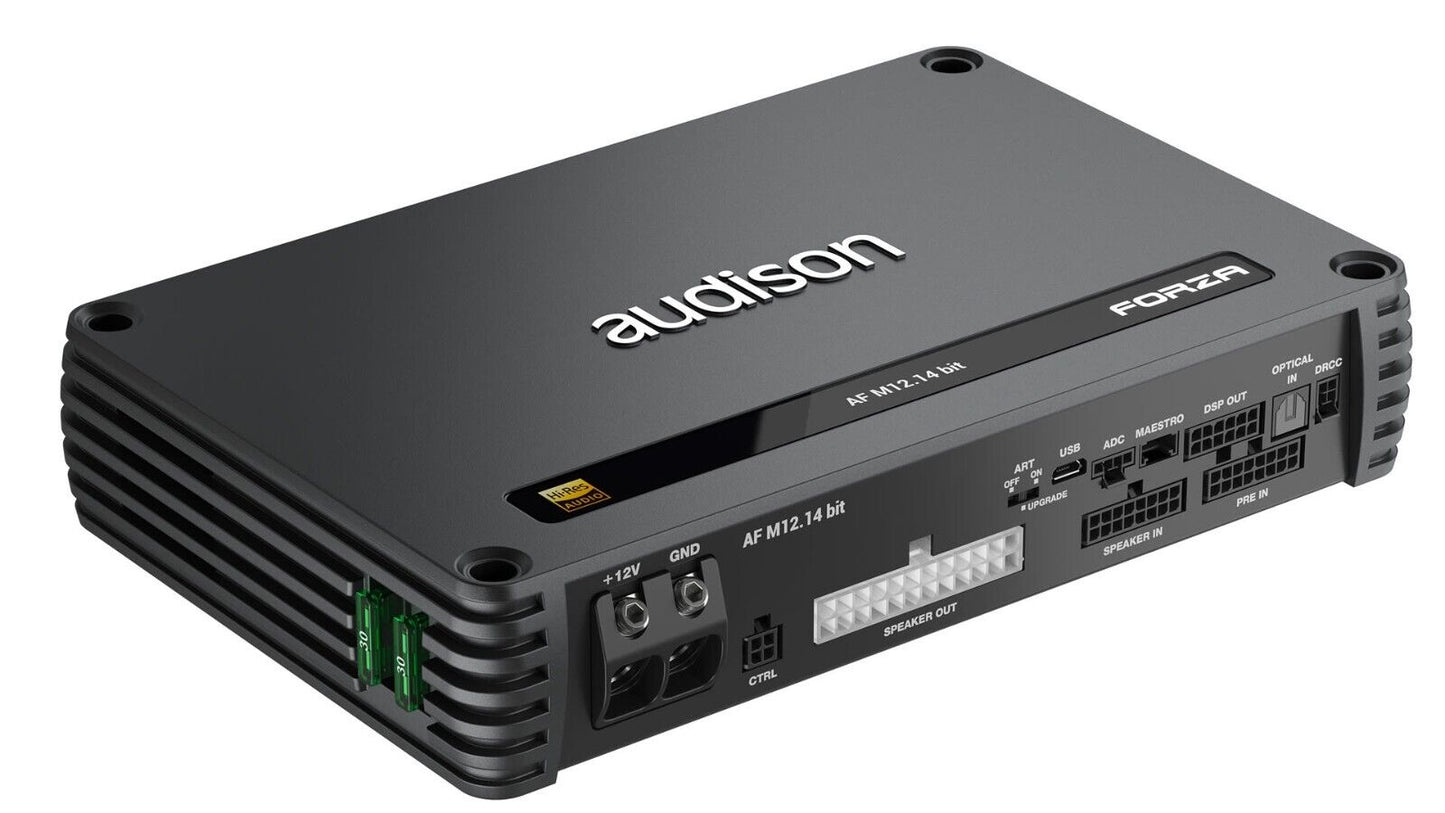 Audison Forza AF M12.14 bit Car DSP 12ch Amplifier 60 W x 12