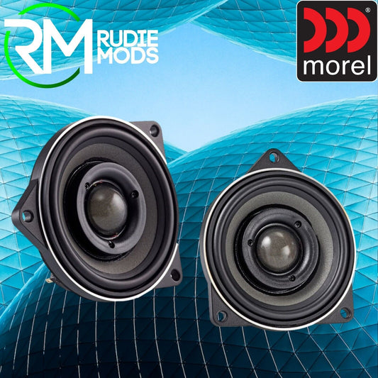 DIRECT FIT BMW PREMIUM 4" (100 MM) 2-WAY POINT SOURCE COAXIAL SPEAKER SET