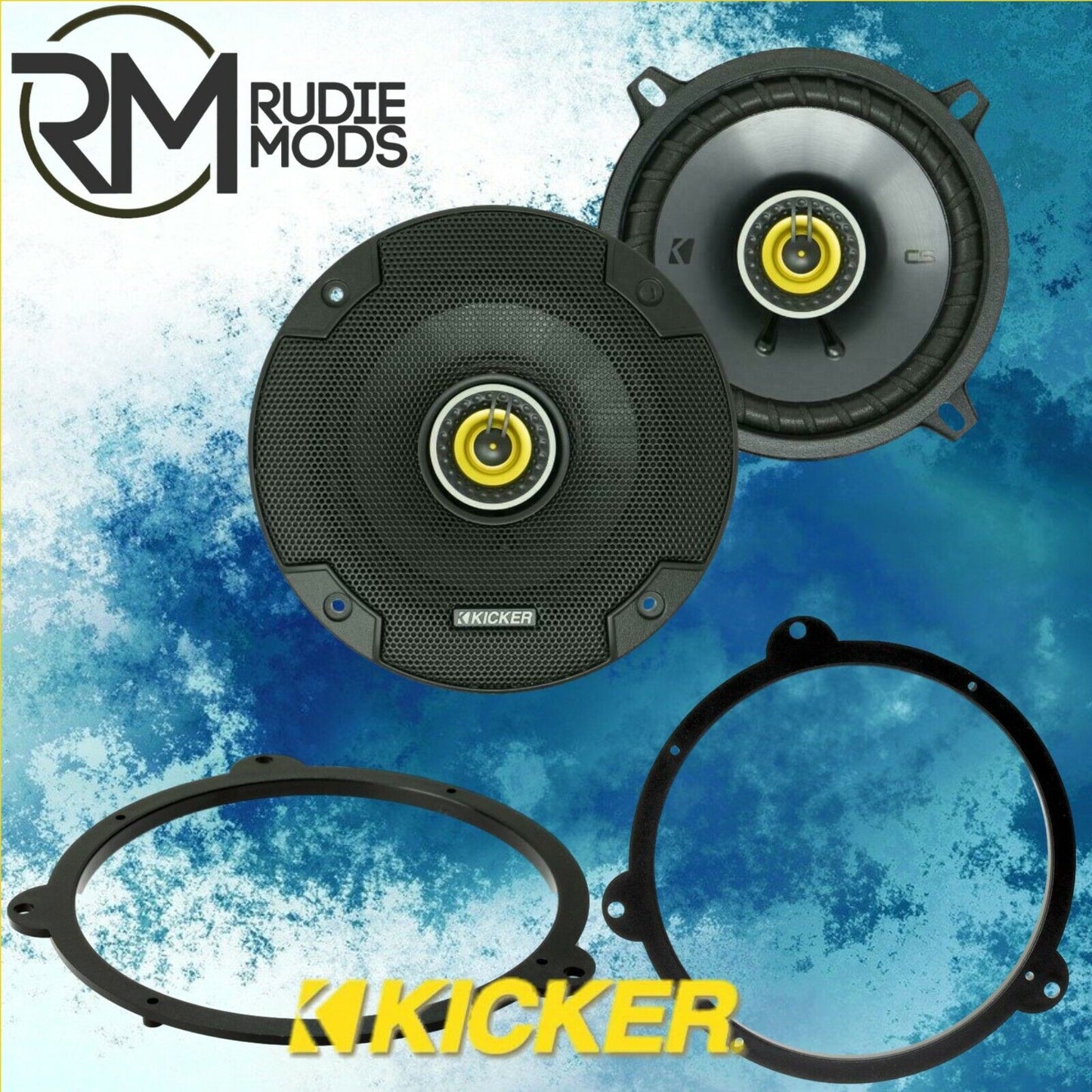 Kicker 17cm Front Door Speaker Upgrade Kit to fit BMW 3 series E46 1998-2006