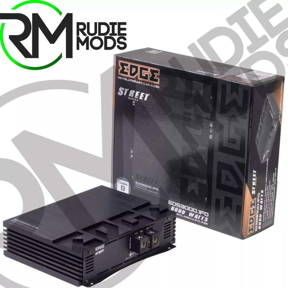 NEW EDGE SPL PACKAGE - 6600W Monoblock Amplifier + TWO 1500W RMS SPL 12" Subs