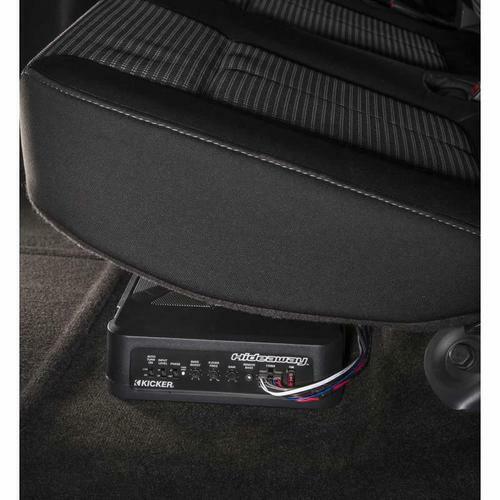 Kicker HS 8" Compact Powered Loaded bass Enclosure 150W RMS Underseat Hideaway