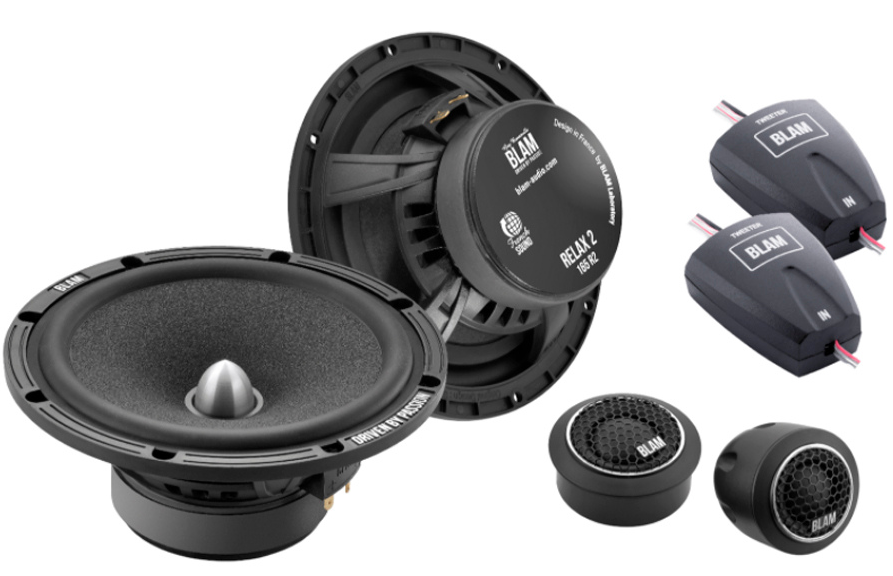 Alfa Romeo Giulia 165mm (6.5 Inch) complete BLAM speaker upgrade fitting kit