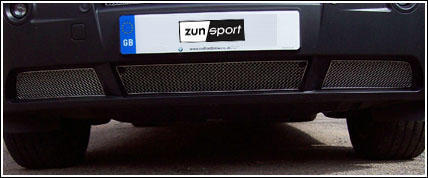 ZUNSPORT BLACK LOWER FRONT GRILLES to fit BMW X3 04-06