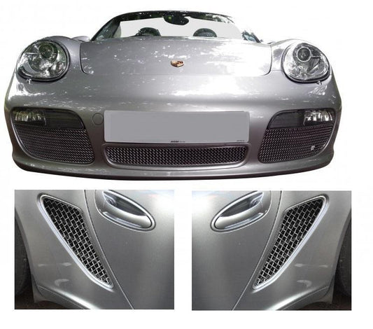 Zunsport Porsche Boxster 987.1 04-09 Manual Complete BLACK Grille Set