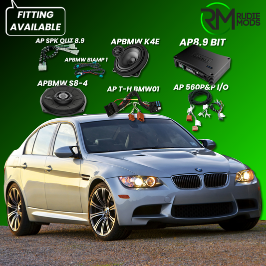 Audison Factory Speaker, Amp & Sub Upgrade for BMW 3-Series E90 2005-2011 Base