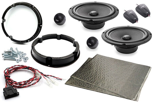 VW Transporter T5 T6 BLAM 20cm 8" Component Complete Speaker Fitting Kit 200W