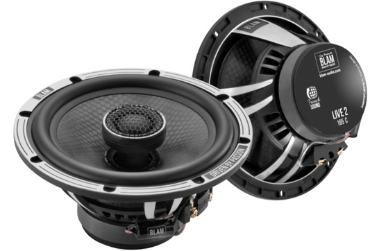 BLAM LIVE ACOUSTIC 165mm (6.5 inch) High fidelity 140W coaxial speakers (PAIR)