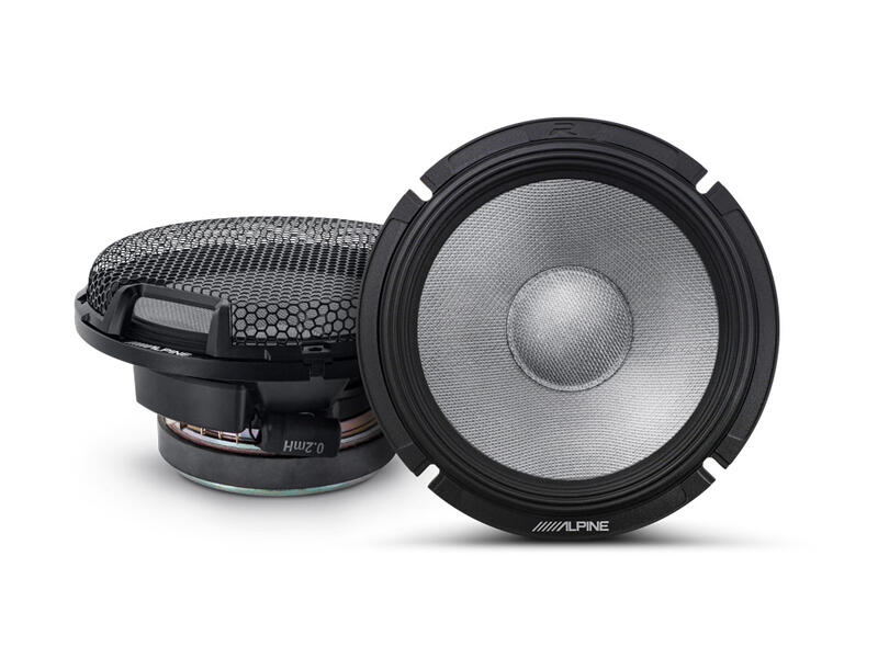 Alpine R2-S65C Speakers 6.5 Inch 16.5cm 2022 R Series 2 Way Component 100w RMS