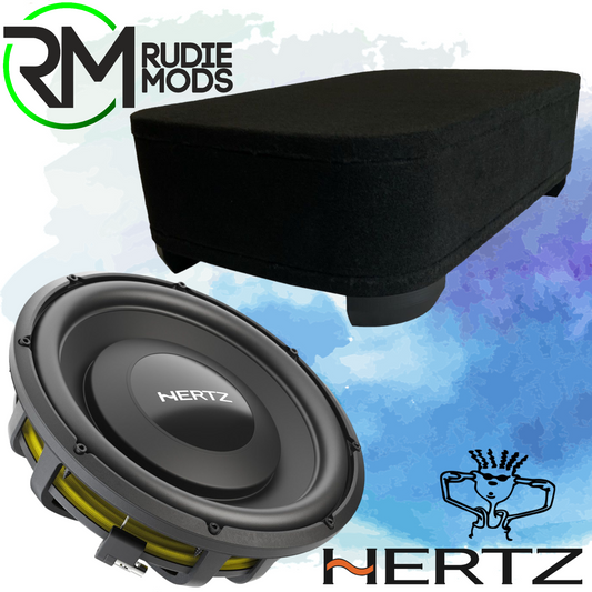 12" Car Subwoofer with Box Hertz Mille Pro MPS 300 S4 500W RMS 4 Ohm Shallow fit