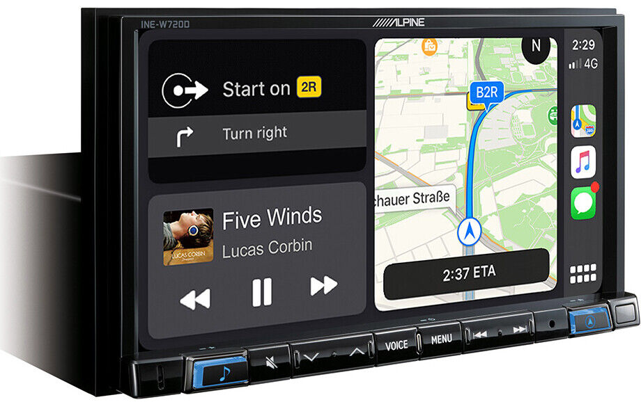 ALPINE INE W720DC 7" Single din Navigation with TomTom maps & Trucking Features