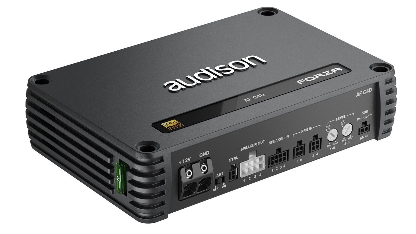 Audison AF C4D Amplifier 600 W total power 4 x 150 W @ 2ohm