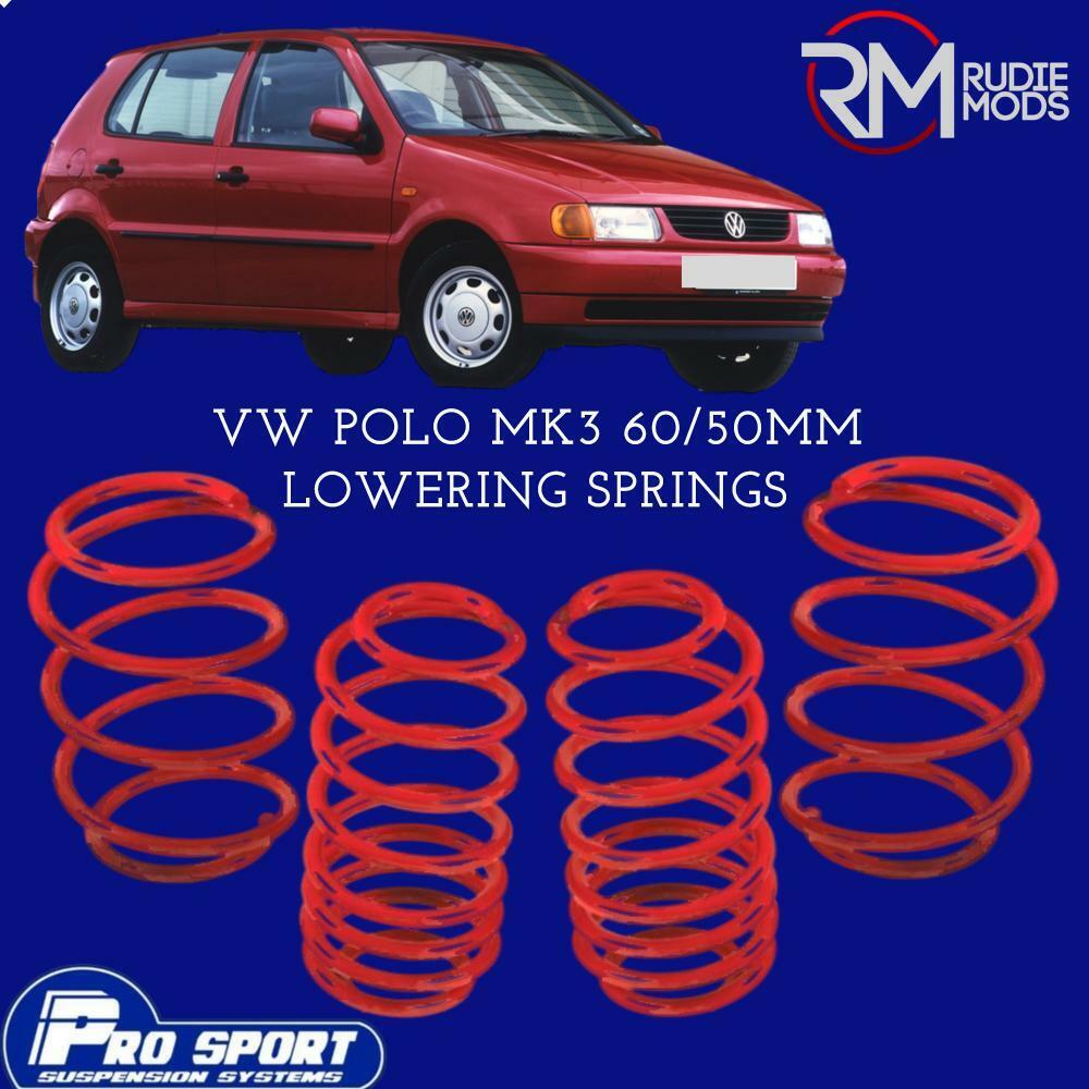 ProSport 60/50mm Lowering Springs for VW Polo MK3 Authorised Dealer 120581