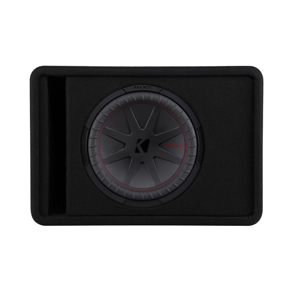 KICKER COMPR 12" VENTED LOADED ENCLOSURE - 2 OHM CAR SUBWOOFER