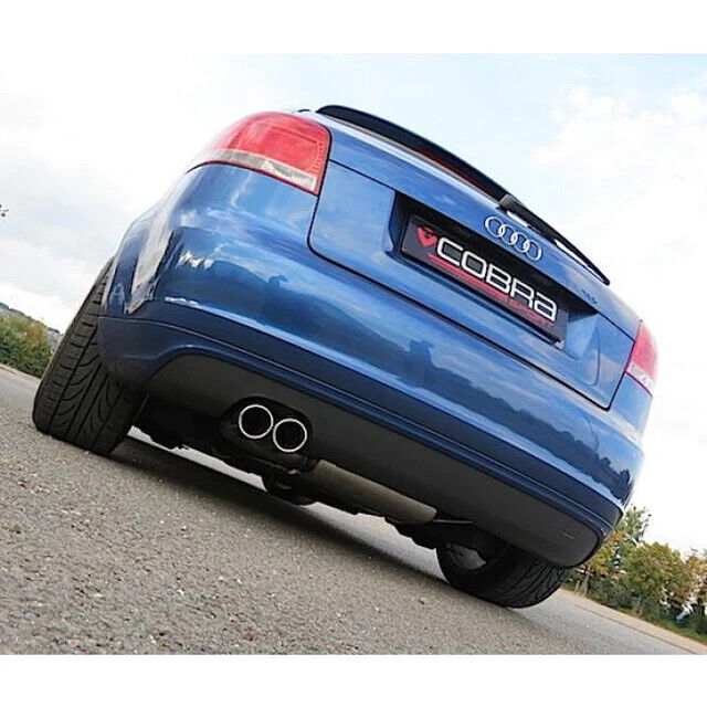 COBRA SPORT AUDI A3 8P 2.0 TFSI 2WD 3dr 2004-12 Cat Back Performance Exhaust