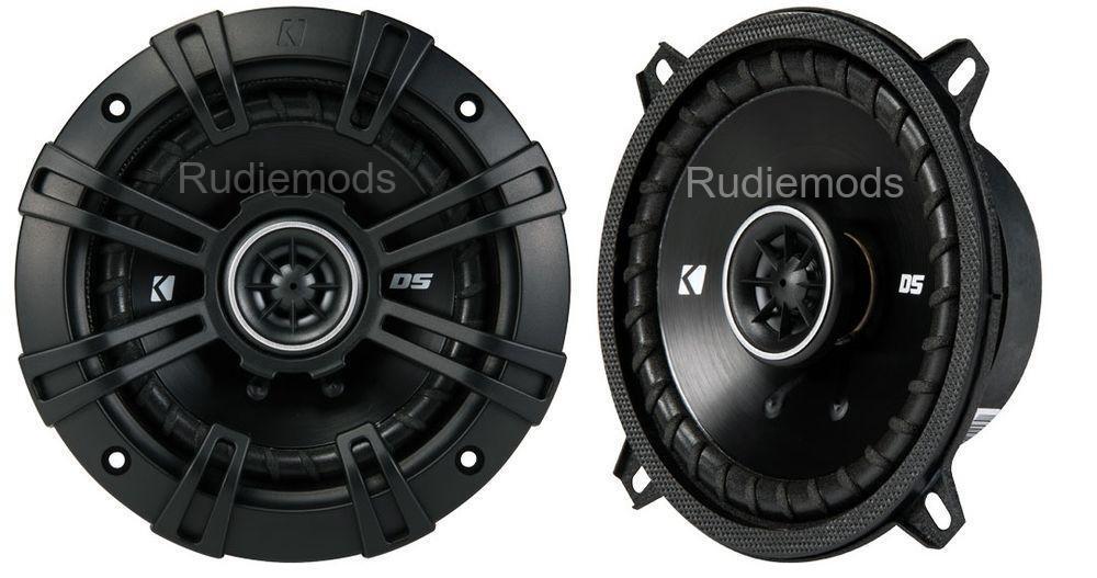 Kicker 43DSC504 5.25" 13cm Coaxial Car Audio Speakers - 50w RMS