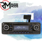 Car radio with CD, DAB + and Bluetooth – Retro Look Black Chrome RCD120DAB-BT-B