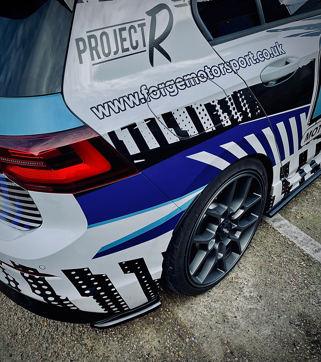 TRC Volkswagen Golf MK8 R Rear Spats