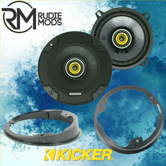 Ford S-Max 2006 On Kicker 17cm Rear Door Speaker Upgrade Kit