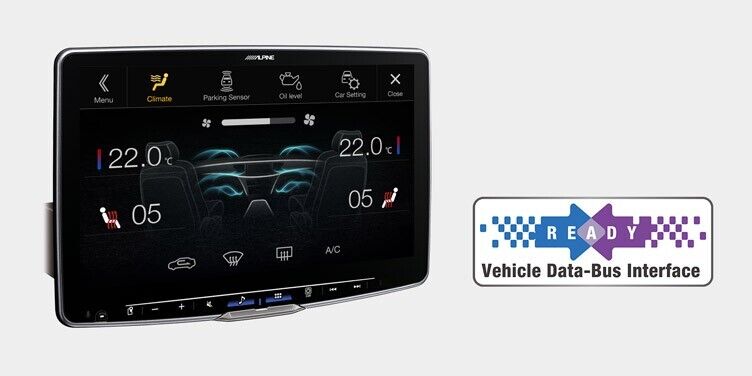 Alpine 11" Media Receiver with BT DAB CarPlay Android Auto for VW T6