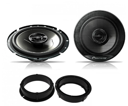 VW Scirocco 2008 onwards Pioneer 17cm Rear Door Speaker Upgrade Kit 240W