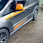 Ford Transit Connect MK2 PFL / FL (SWB) Side Skirt Splitters