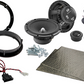 VW Polo 2002 - 2014 BLAM complete speaker upgrade fitting kit 165mm (6.5")