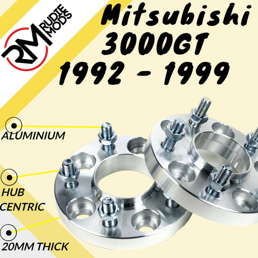 Mitsubishi 3000GT 1992 - 1999 5x114.3 67.1 20mm Hubcentric wheel spacers UK MADE