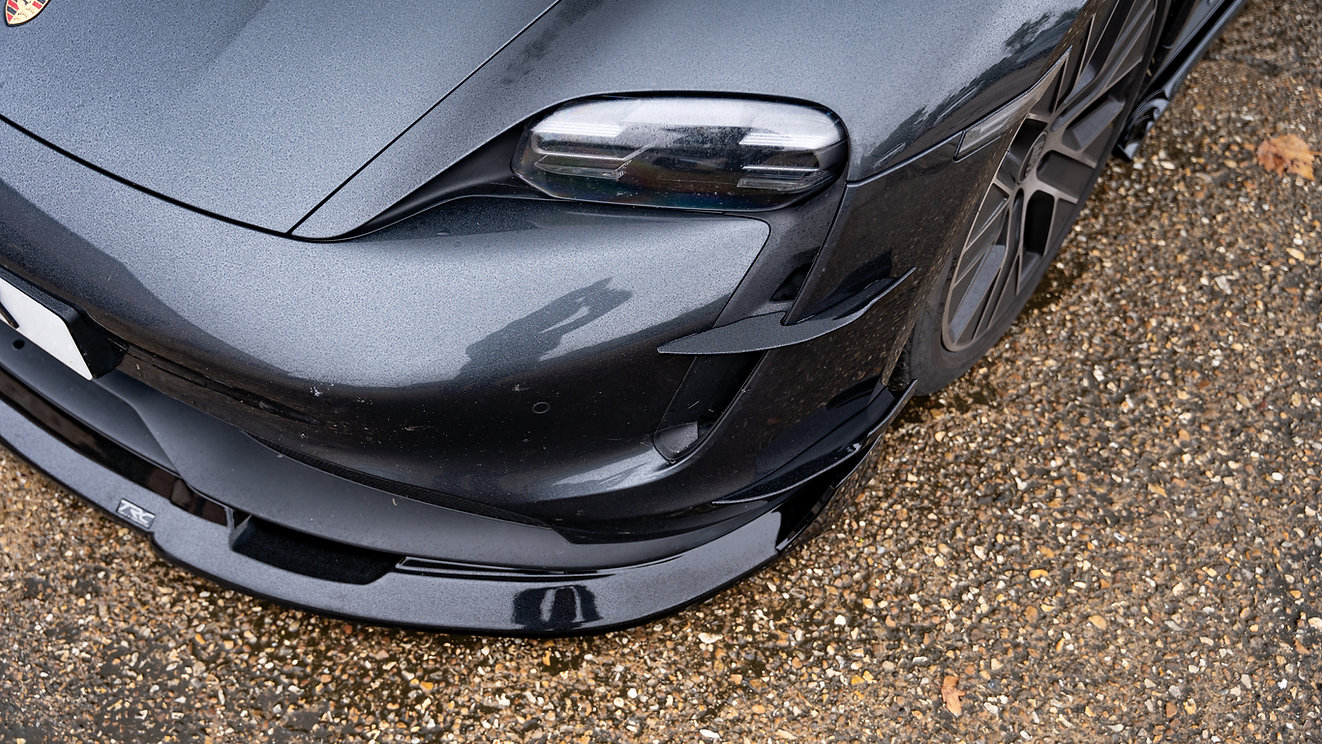 TRC Porsche Taycan Full Splitter Kit (PAINTED)