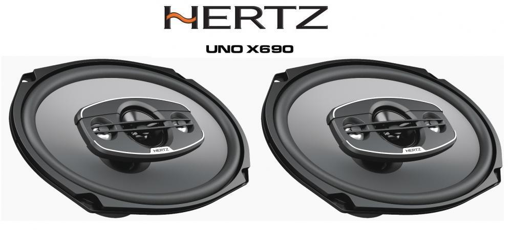 Hertz UNO X690 - 6"x9" 4-Way Car Audio Coaxial Shelf Speakers 340W