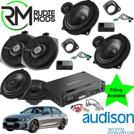 Audison Factory Speaker, Amp & Sub Upgrade for BMW G20 3 Series 2016-22 hifi