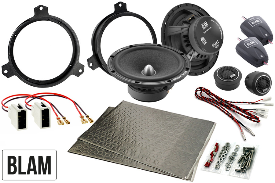 Toyota Aygo, Citroen C1, Peugeot 108 165mm (6.5 Inch) BLAM RELAX speaker upgrade