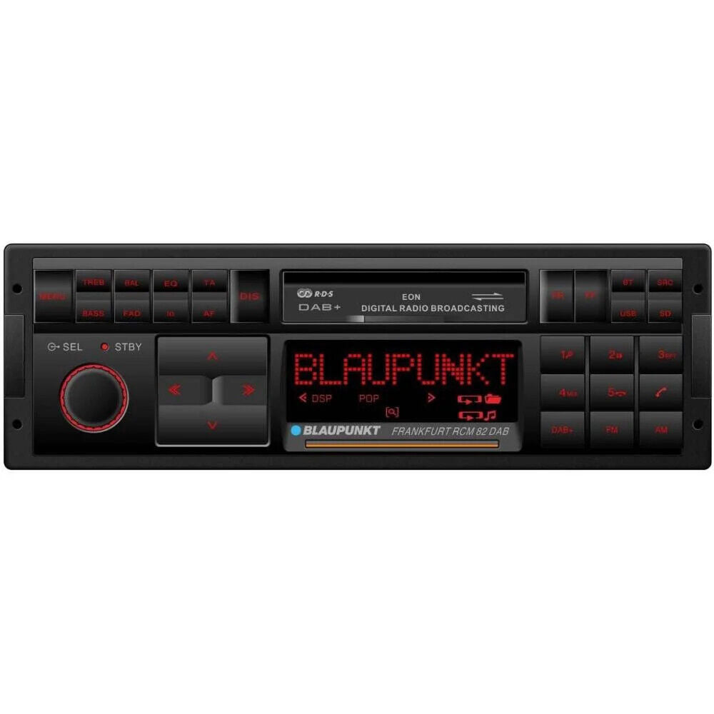 BLAUPUNKT FRANKFURT RCM 82 DAB RETRO CLASSIC CAR STEREO BLUETOOTH USB SD AUX