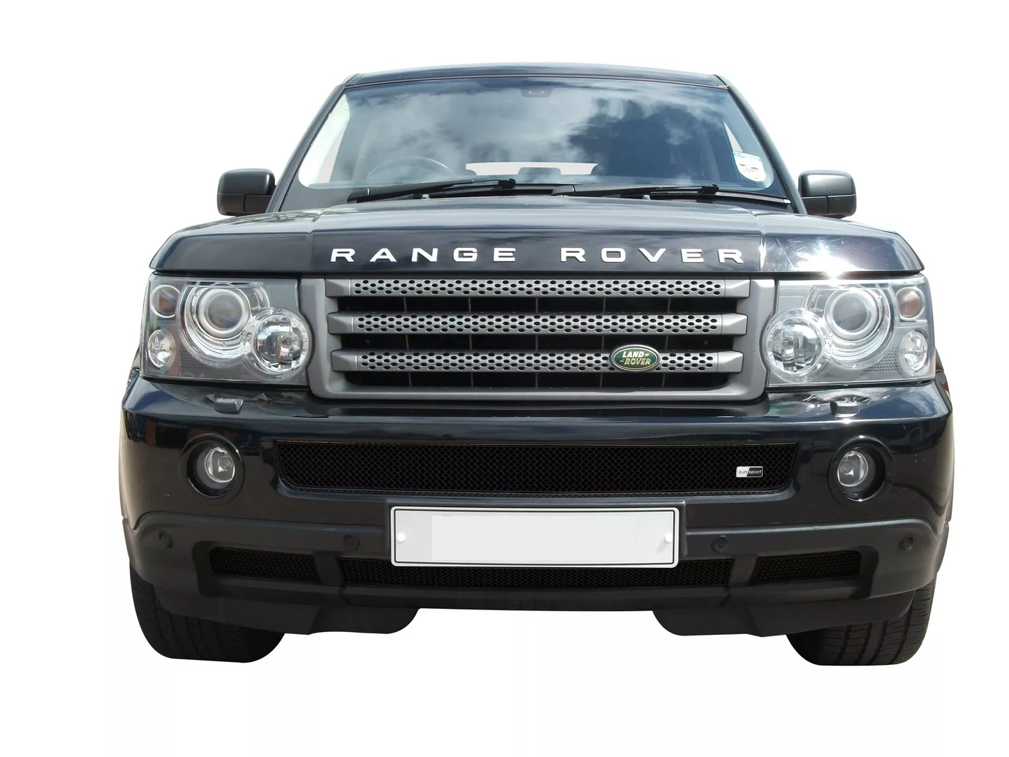 Zunsport Range Rover Sport Center Grille + Gloss Black Bonnet Badges STYLING