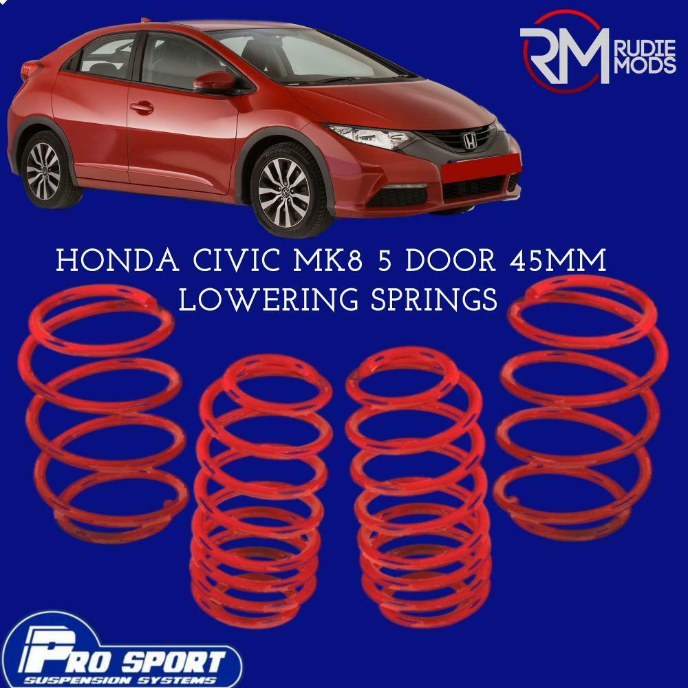 ProSport Lowering Springs for Honda Civic Mk8 5-Door Authorised Dealer 121584