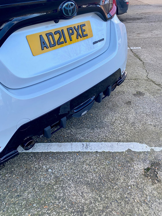 TRC Toyota GR Yaris Rear Diffuser Fins Only