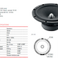 VW Polo 2002 - 2014 BLAM complete speaker upgrade fitting kit 165mm (6.5")