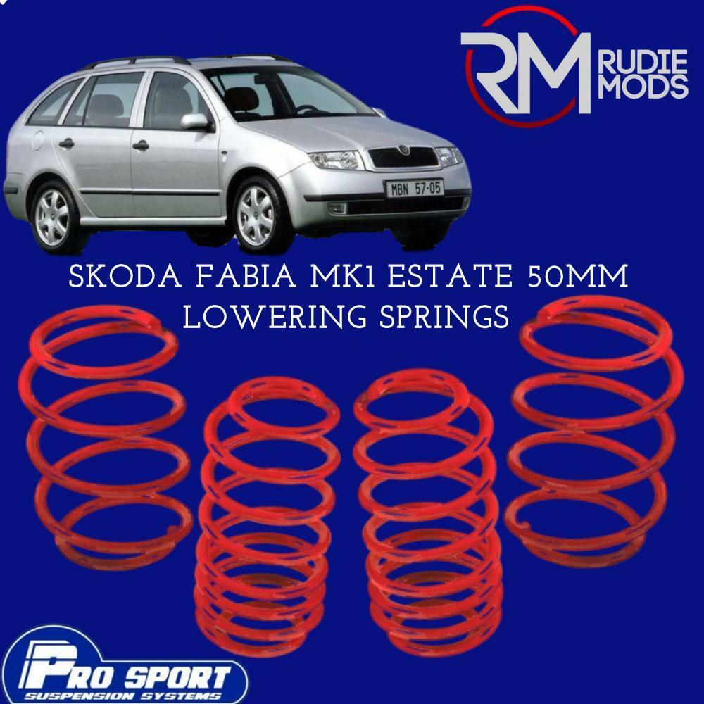 ProSport Lowering Springs for Skoda Fabia Mk1 Estate Authorised Dealer 121007