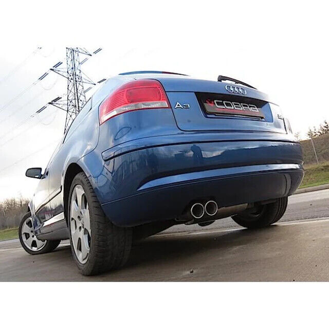 COBRA SPORT Audi 8P 3.2 V6 QUATTRO 2003-12 5Dr Cat Back Performance Exhaust