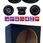 12" Sealed Car Audio Subwoofer Enclosure Choice of Vibe, Edge or Phoenix Gold