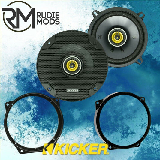 Kicker 17cm Front Door Speaker Upgrade Kit to fit BMW Mini Mk1 2001-2006