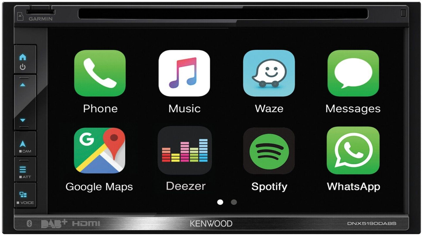 KENWOOD DNX 5190DABS 6.8" Carplay Android Auto Headunit with DAB+ & Navigation