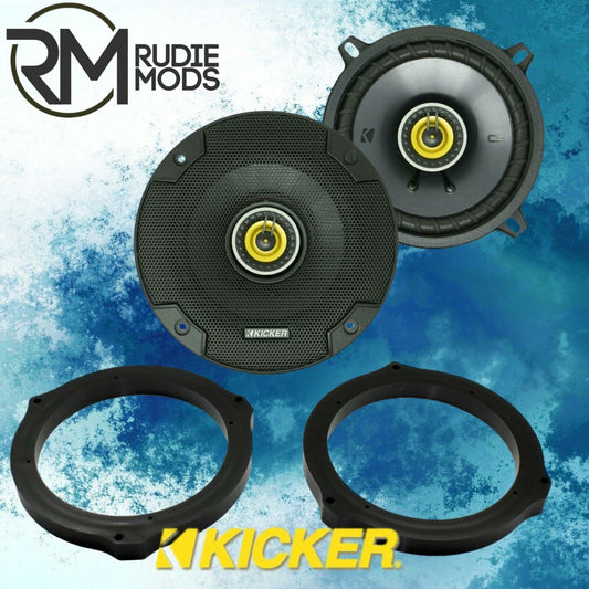 Ford Focus 2004 - 2010 Kicker 17cm Rear Door Speaker Upgrade Kit CLEARANCE