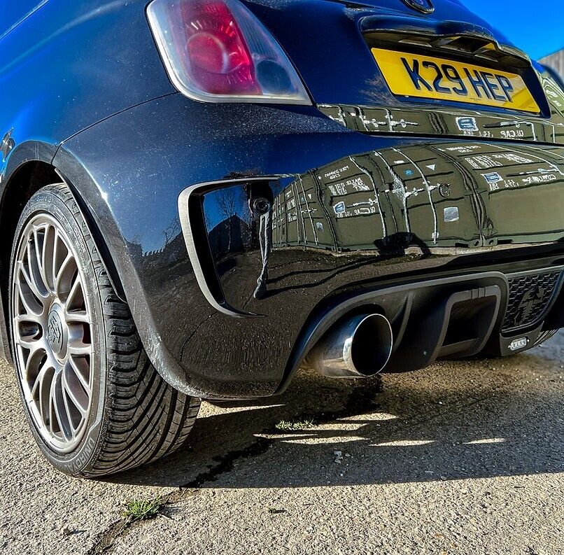 TRC Fiat 500 Abarth Series 3 Rear Diffuser and Rain Light