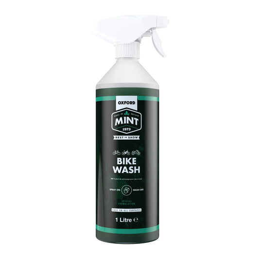 Oxford Mint Bike Wash reusable 1 ltr Bottle foaming trigger High performance