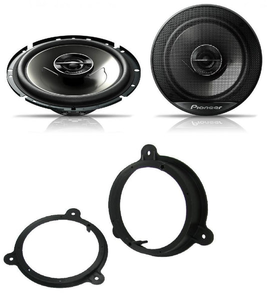 Dacia Lodgy 2012 onwards Pioneer 17cm Front Door Speaker Upgrade Kit 240W